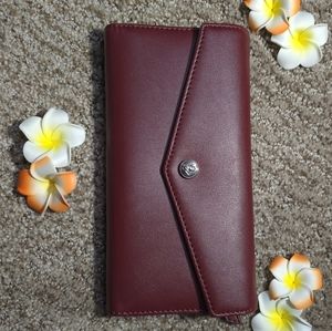 NINE WEST synthetic leather womans wallet, Red